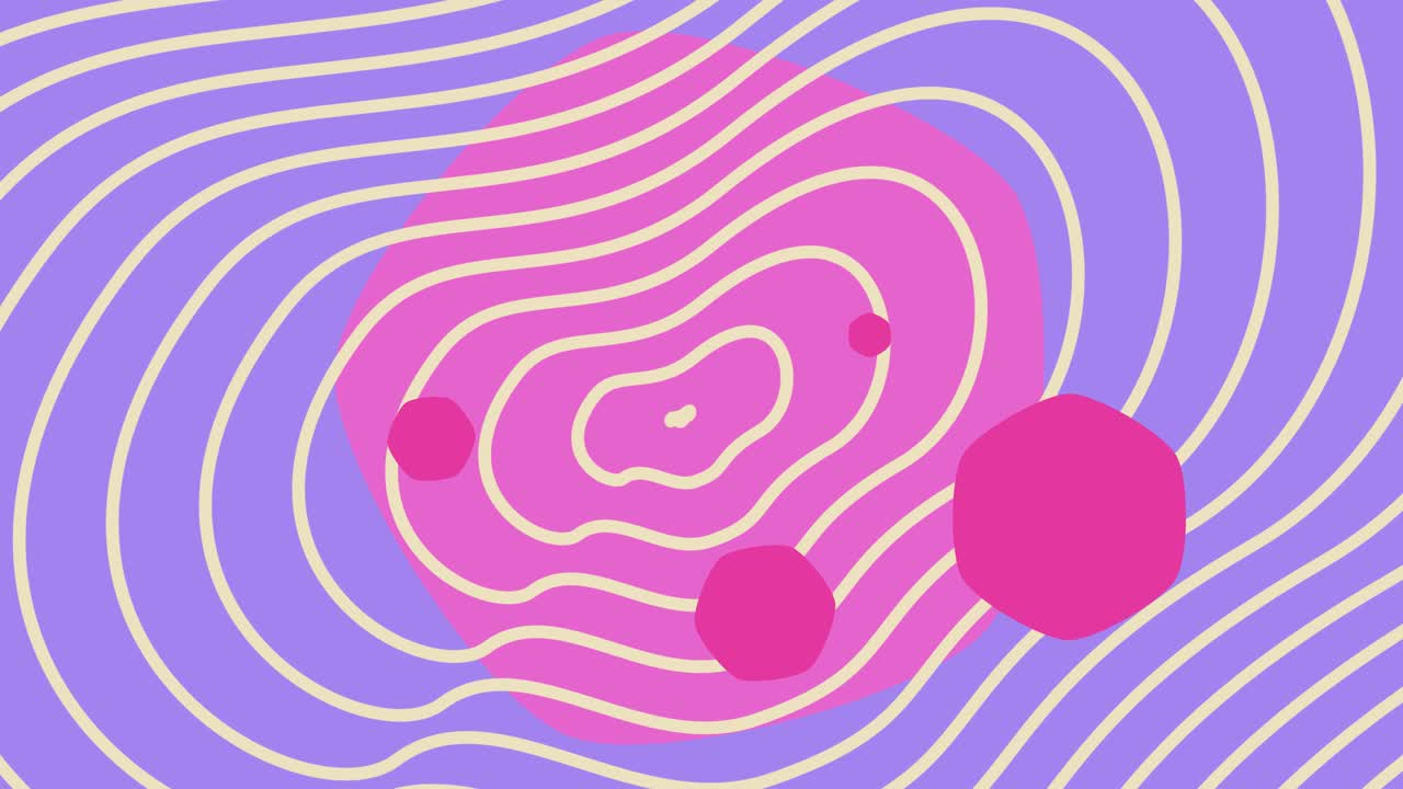 다채로운 채워진 원 배경