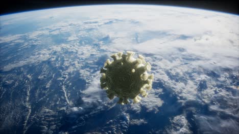 Coronavirus-COVID-19-on-the-Earth-orbit
