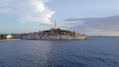 항공 : 크로아티아의 rovinj 교회