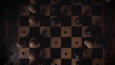 light moving across chess board