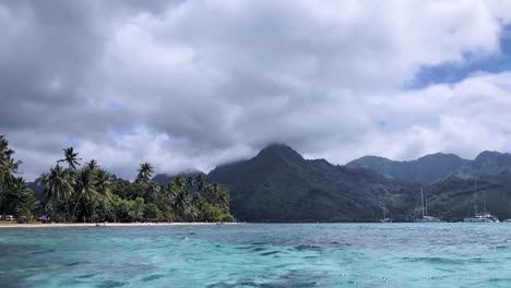 tropical island getaway: paradise beach with crystal clear water