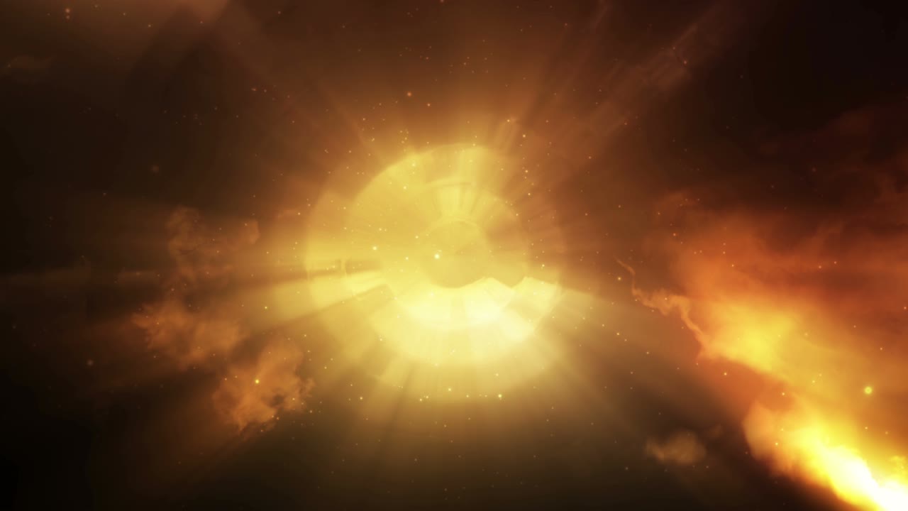 fondo de espacio abstractamente colorido