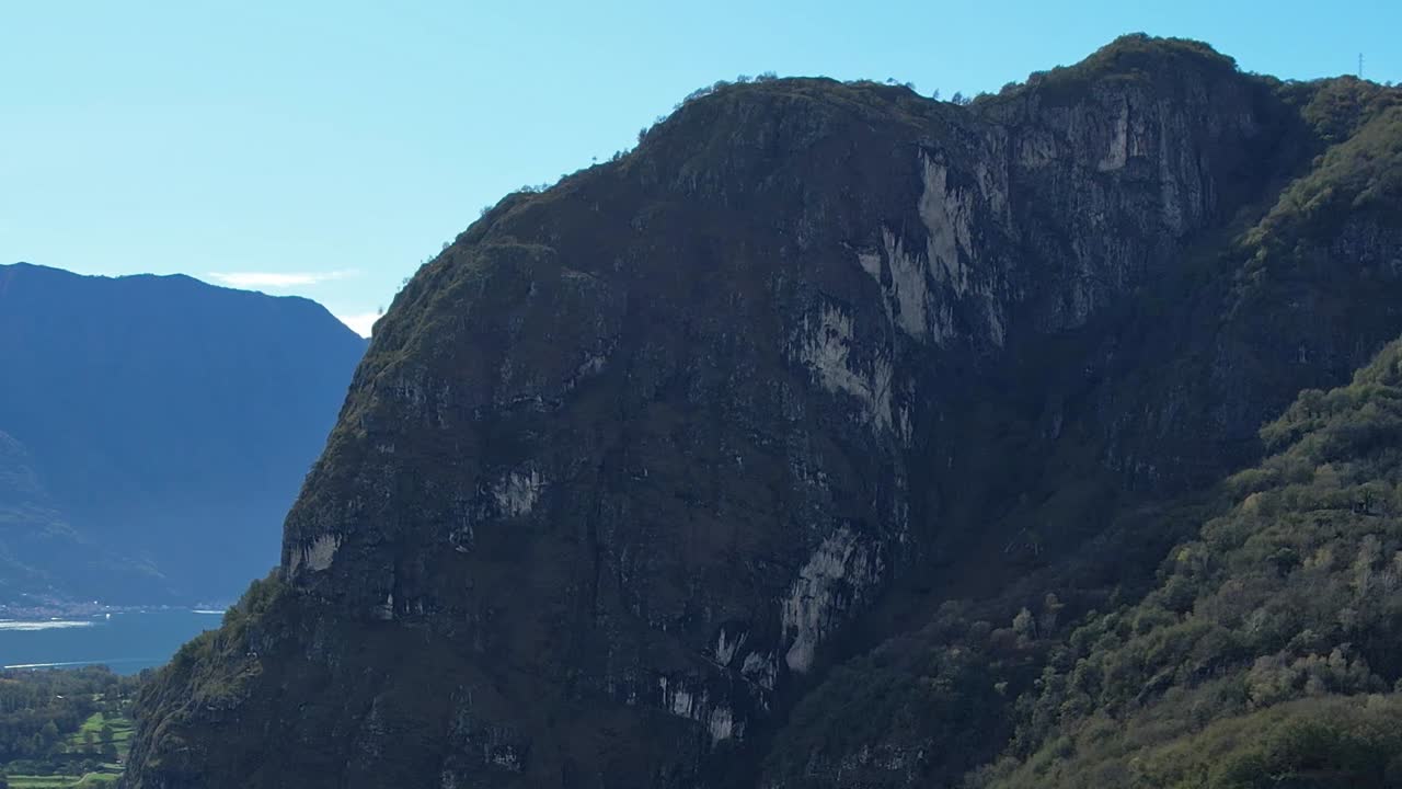 Drones capture stunning aerial views of Italian Alps landscape