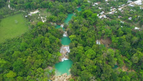vista aérea de las cascadas mexicanas cascadas de roberto barrios