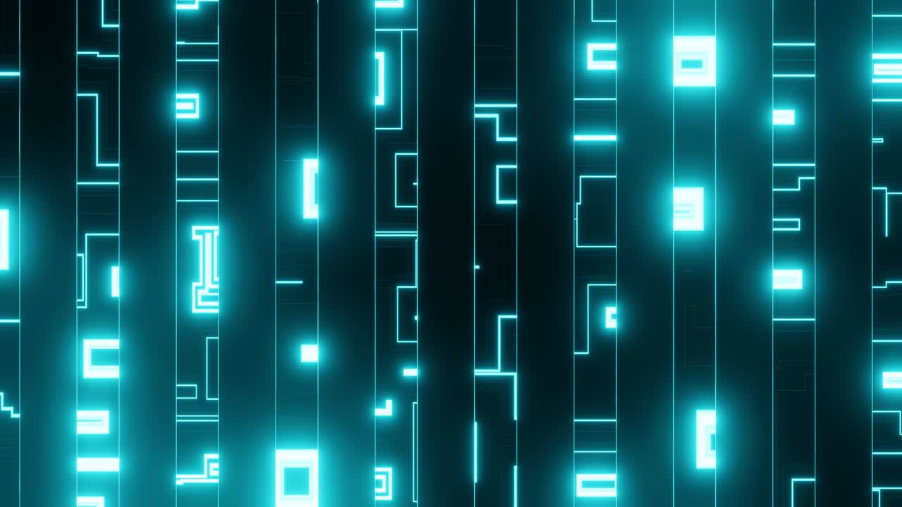 VJ Loop Falling Down Abstract Lines.