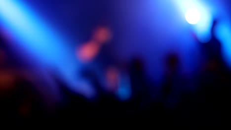 music band on stage during a concert