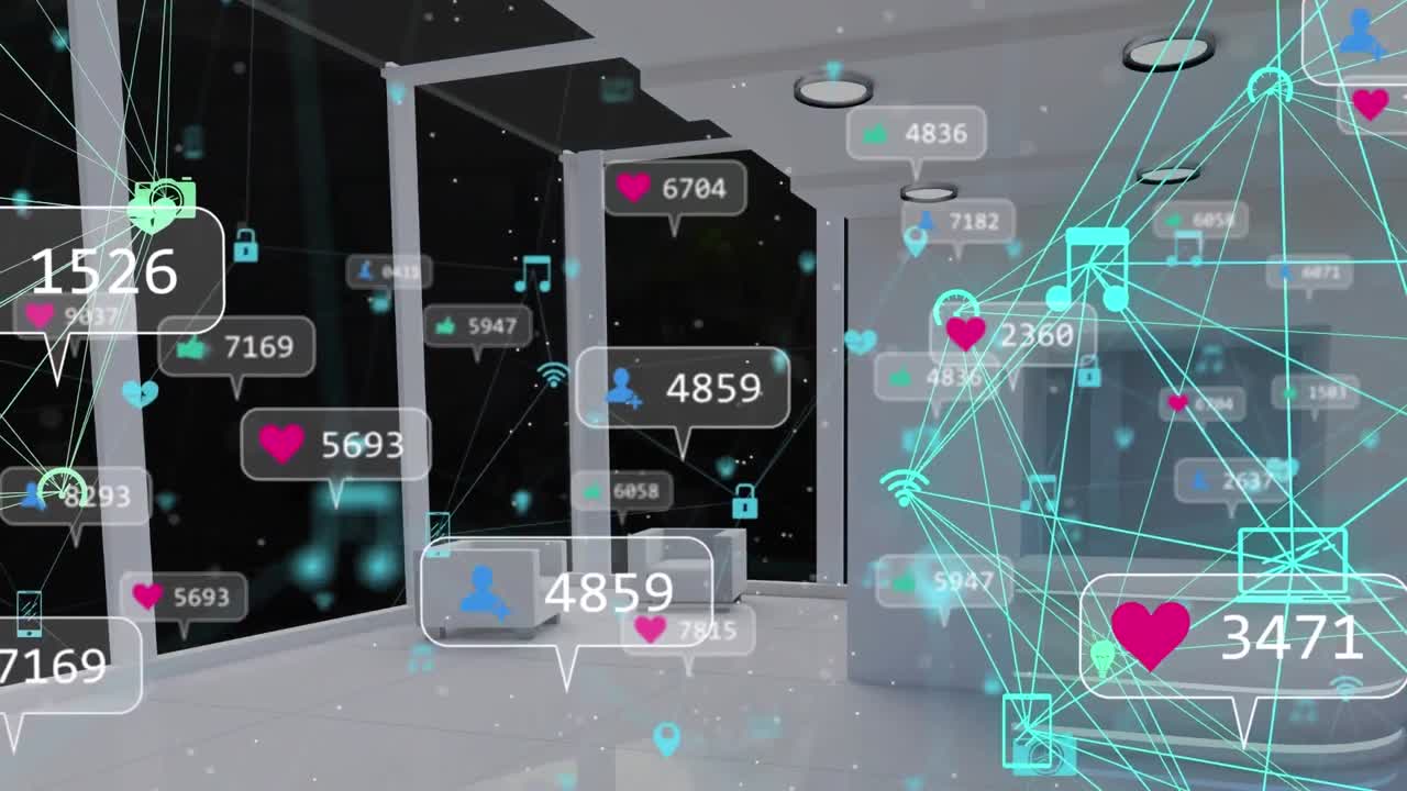 미디어 아이콘의 애니메이션 및 오피스 오버 데이터 처리