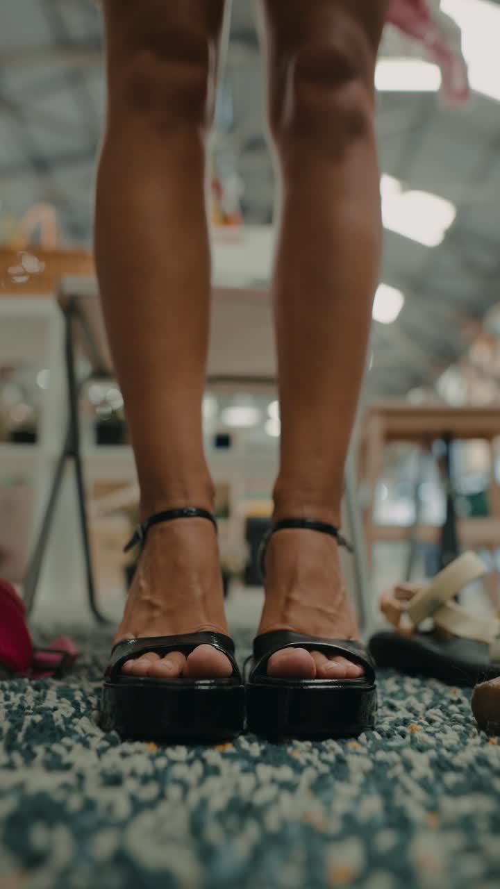 Images of feet and shoes