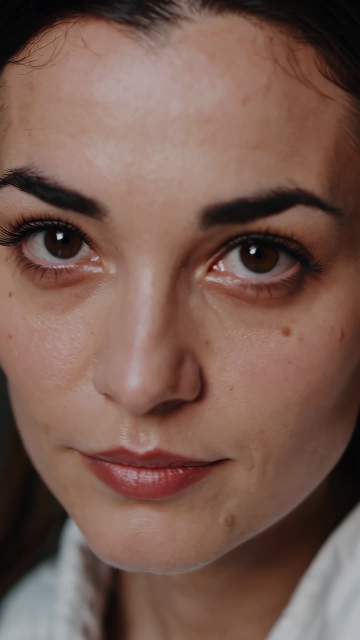 Close-up Portrait of a Woman's Face