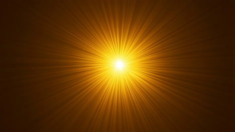 golden light rays radiating from a central point