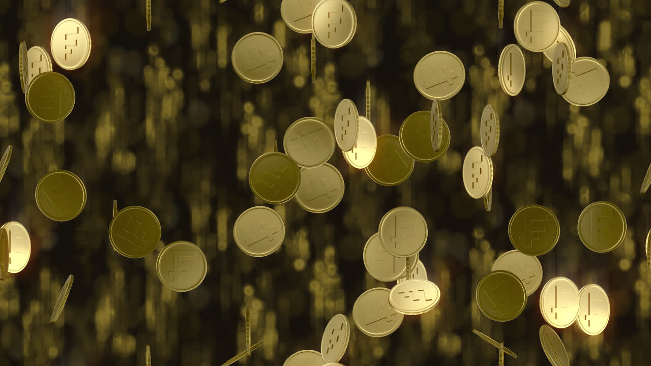 dinero franco bucle azulejos remolino moneda de oro fondo