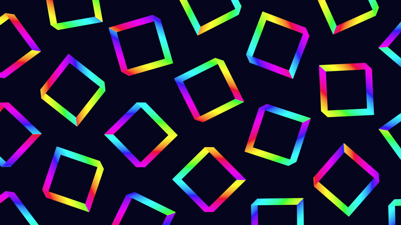 una cuadrícula audaz y vibrante de cuadrados coloridos