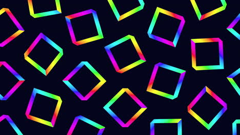 una cuadrícula audaz y vibrante de cuadrados coloridos