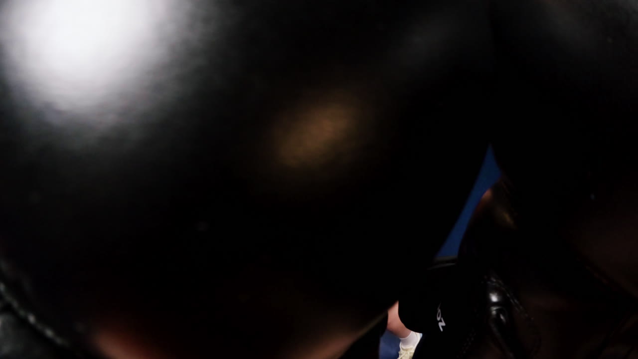 여자 권투 훈련 세션