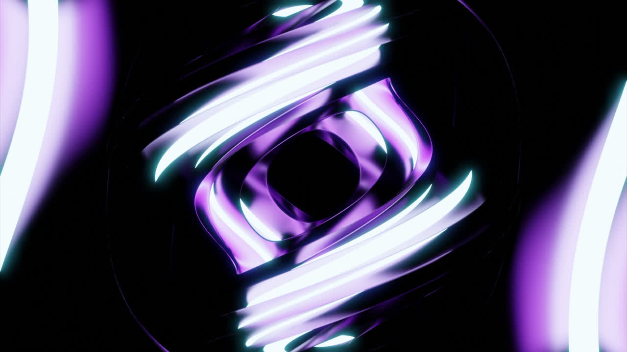 diseño de espiral de neón púrpura abstracto