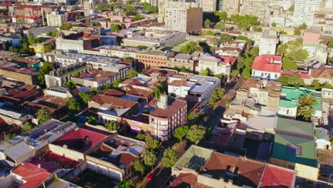 Aerial-shot-overhead-an-antique-brazillian-neighbourhood-in-Barrio-Concha-y-Toro