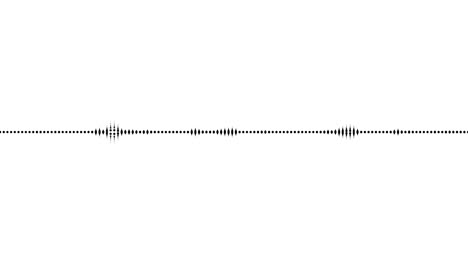 un simple efecto de visualización de audio en blanco y negro-9