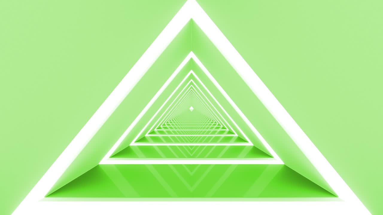 은 녹색 삼각형 배경 끝없는