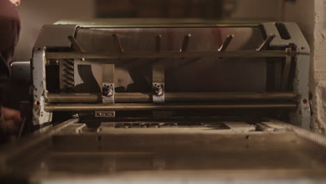 vintage printing press machinery