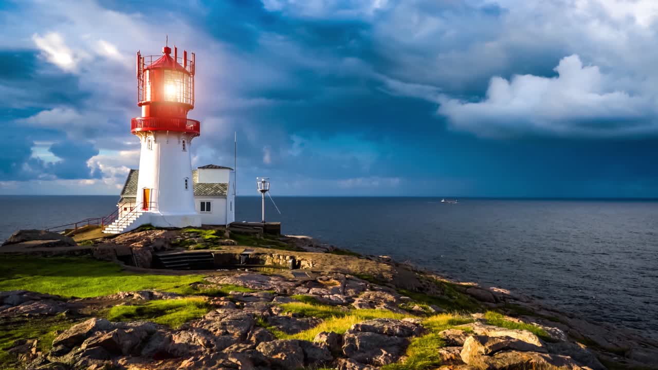 el faro de lindesnes fyr, noruega