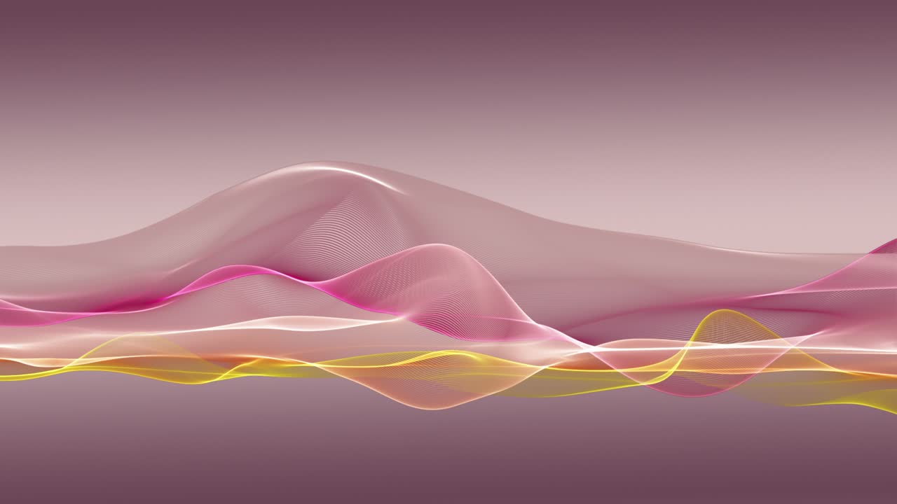 animación fantástica con objeto de onda de partículas en cámara lenta, 4096x2304 bucle 4k