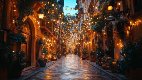 christmas street lights