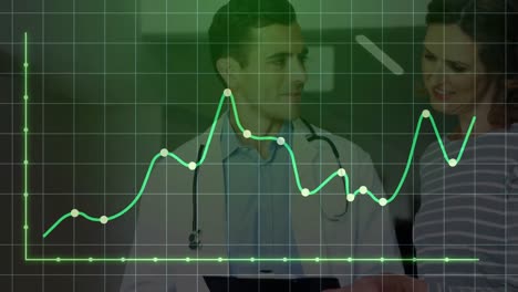 Animation-Der-Grafik-über-Verschiedene-Ärzte-Und-Patienten