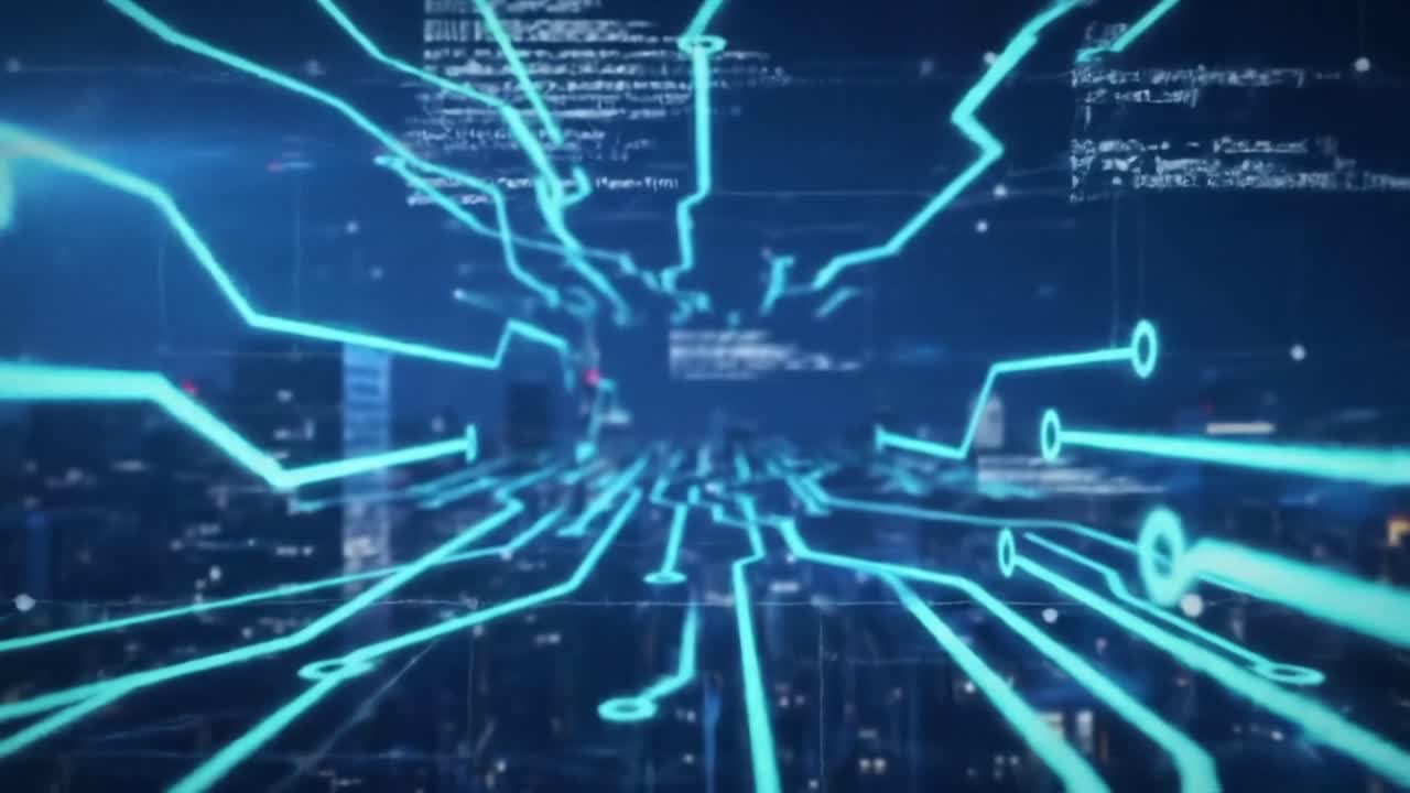 Exploring the Depths of Digital Connectivity: A Visual Journey through the Cyberspace Electric Matrix and Modern Data Flow