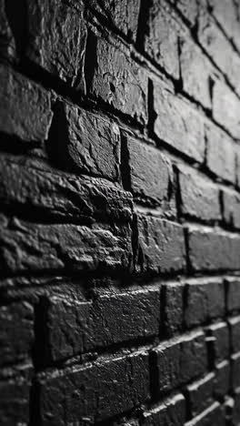 close-up of a black brick wall