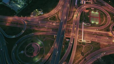 aerial scene of urban road in 4k
multiple lane highway in bangkok thailand