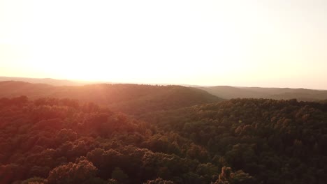 Sonnenuntergang-In-Den-Appalachen