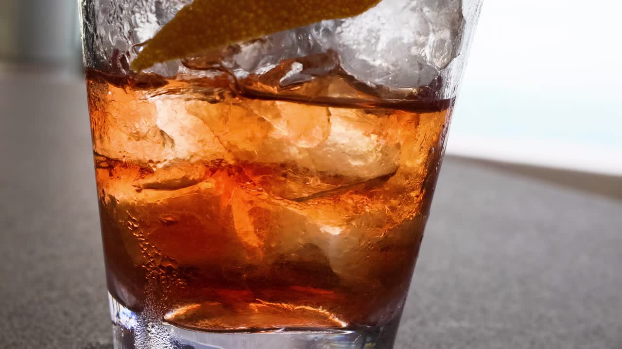 Aperol Spritz being prepared on a table