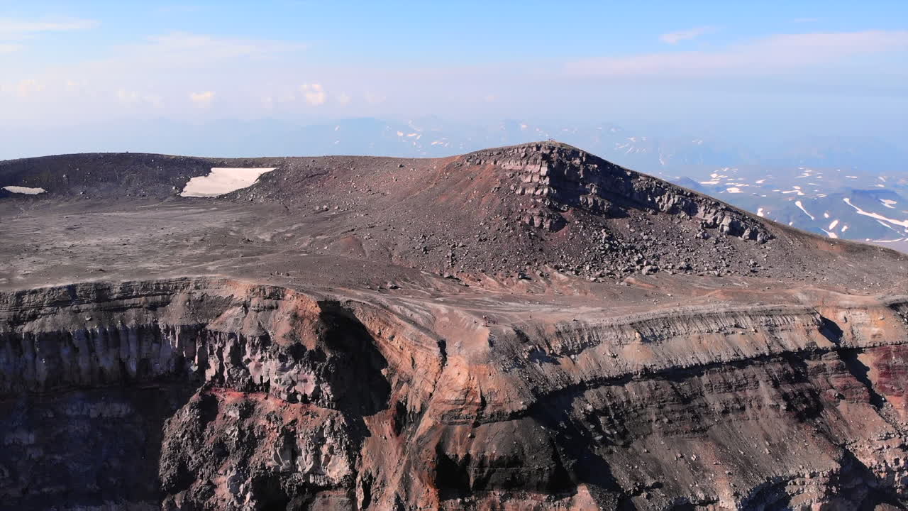 화산 산지 풍경
