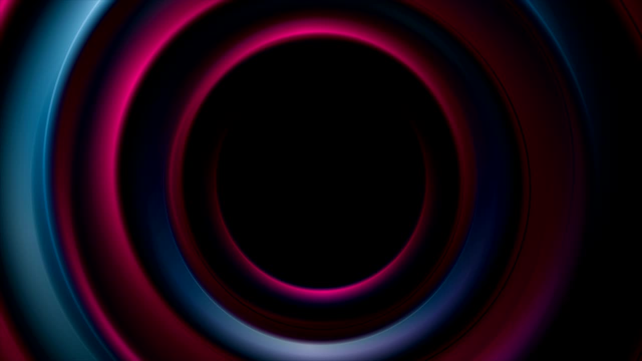 círculos lisos azules y púrpuras brillantes animación de video abstracta