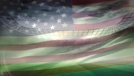 Video-Mit-Amerikanischer-Flagge