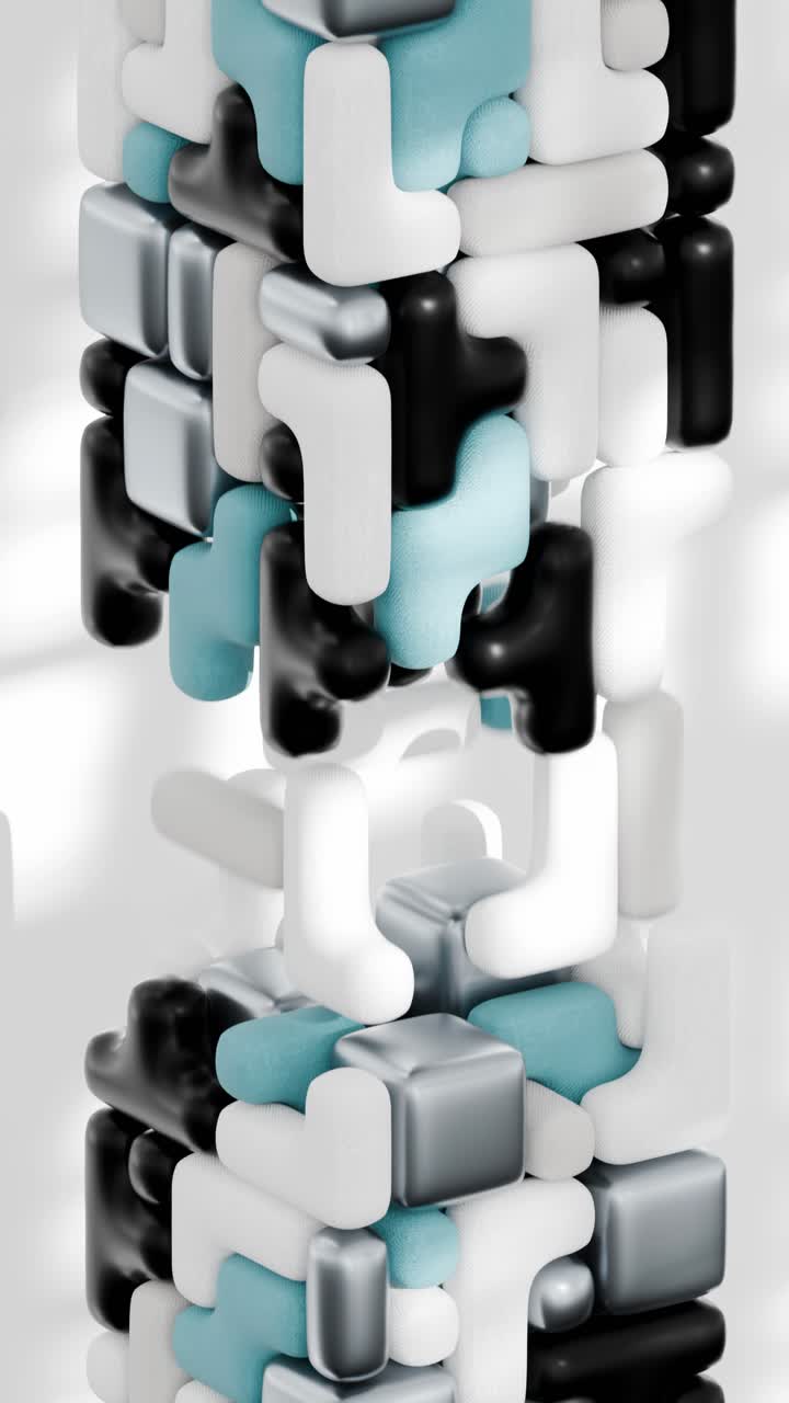 Abstract 3D Rendering with Geometric Shapes