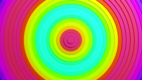 colorful concentric circles background