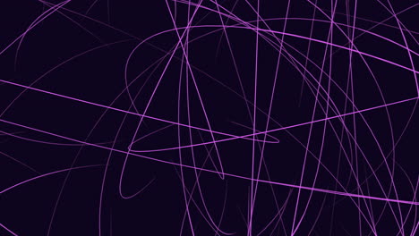 illusione psichedelica linee al neon in un buco buio