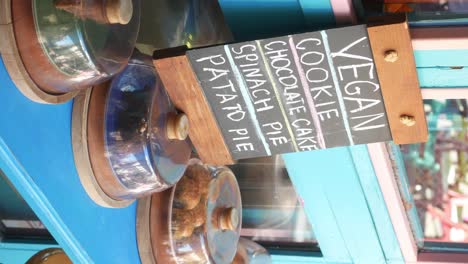 vegan bakery display