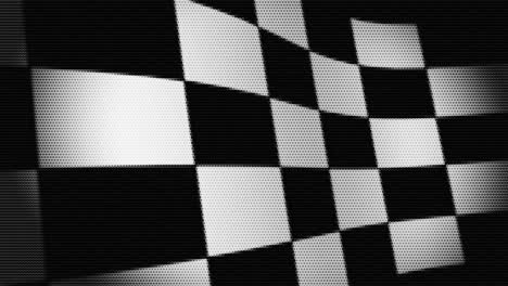 animated moving motion background showing checkered flag for racing