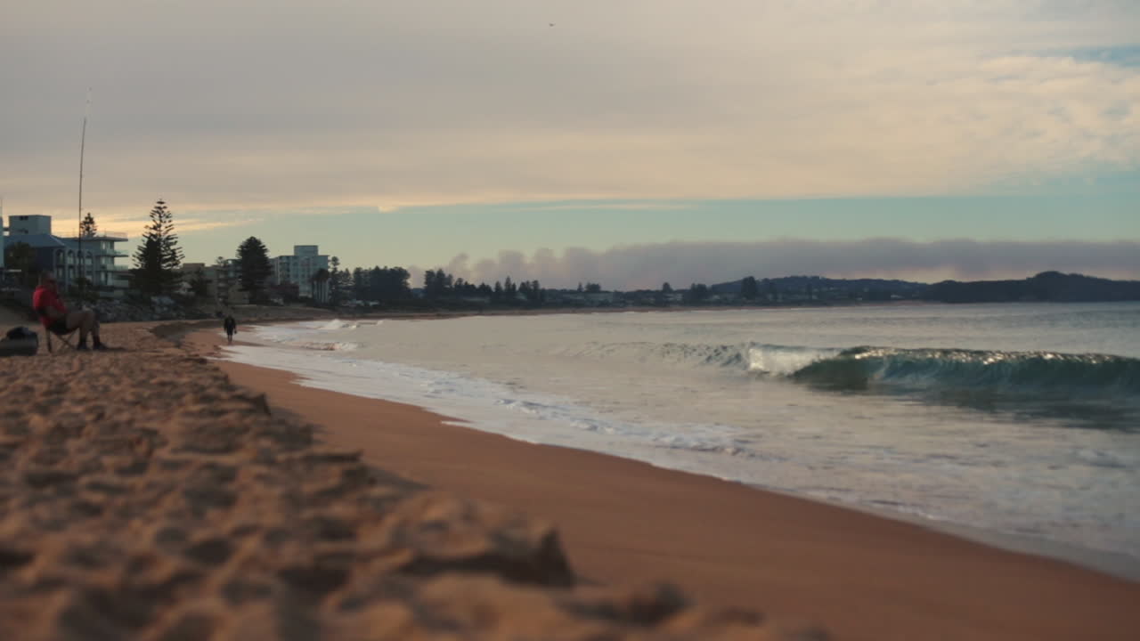 collaroy narrabeen nsw australia atardecer pescar relajarse viajar