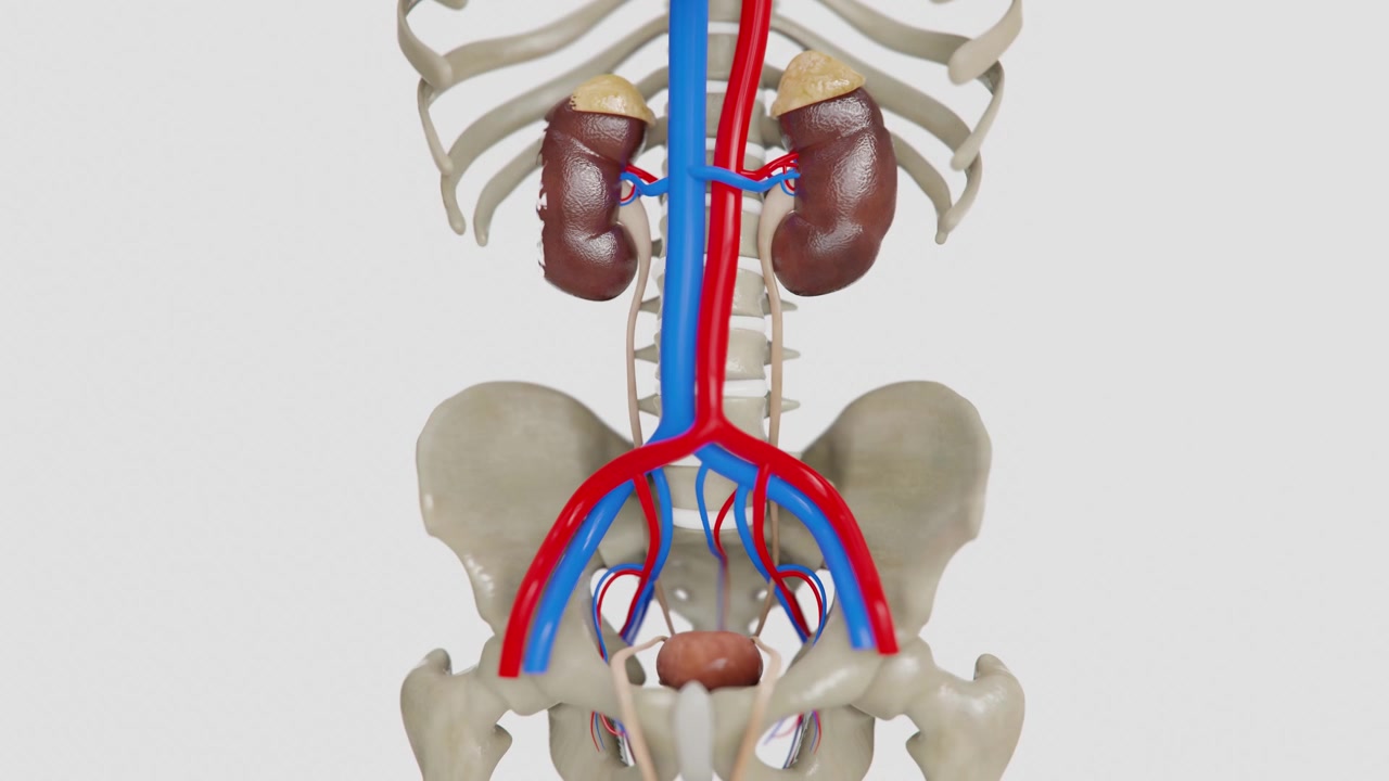 kidney formation animation | Kidney Disease Indication Video | kidney damage in 4K Video