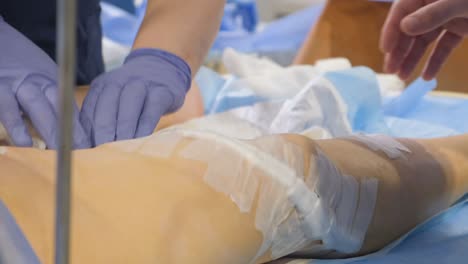 surgical wound care and bandaging