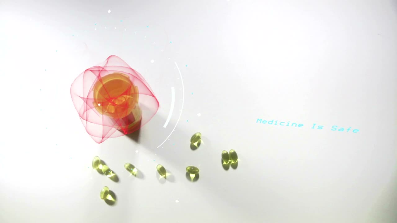 의약품이 인간 섭취에 안전한지 확인하기 위해 스캔합니다.