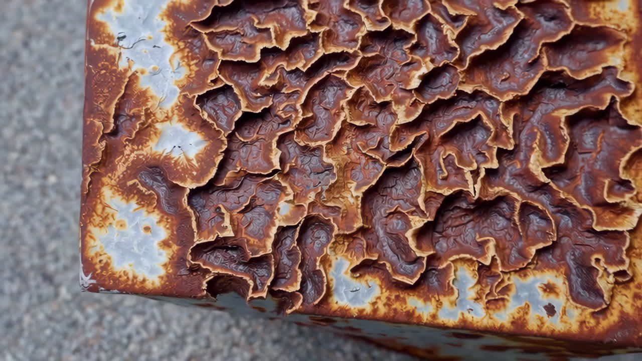 textura metálica oxidada