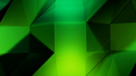 green emerald low poly geometric waving background