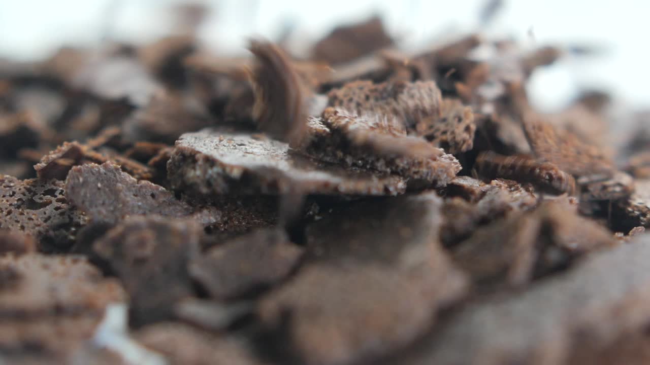 Close-up of Chocolate Brownie Pieces