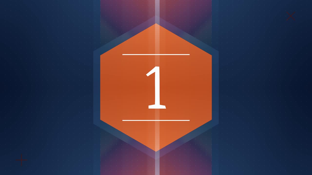 обратный отсчет номер 1 графический дизайн