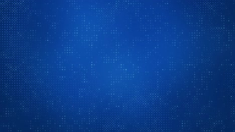dynamic blue abstract halftone dots animation - shifting and changing futuristic grid pattern background