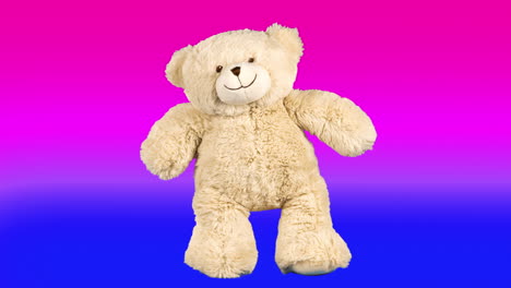 teddy bear on colorful backgrounds